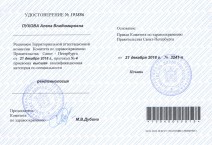 Удостоверение о присуждении высшей квалификации по специальности «Рентгенология»