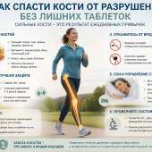 Хрупкий баланс: как спасти кости от разрушения без лишних таблеток