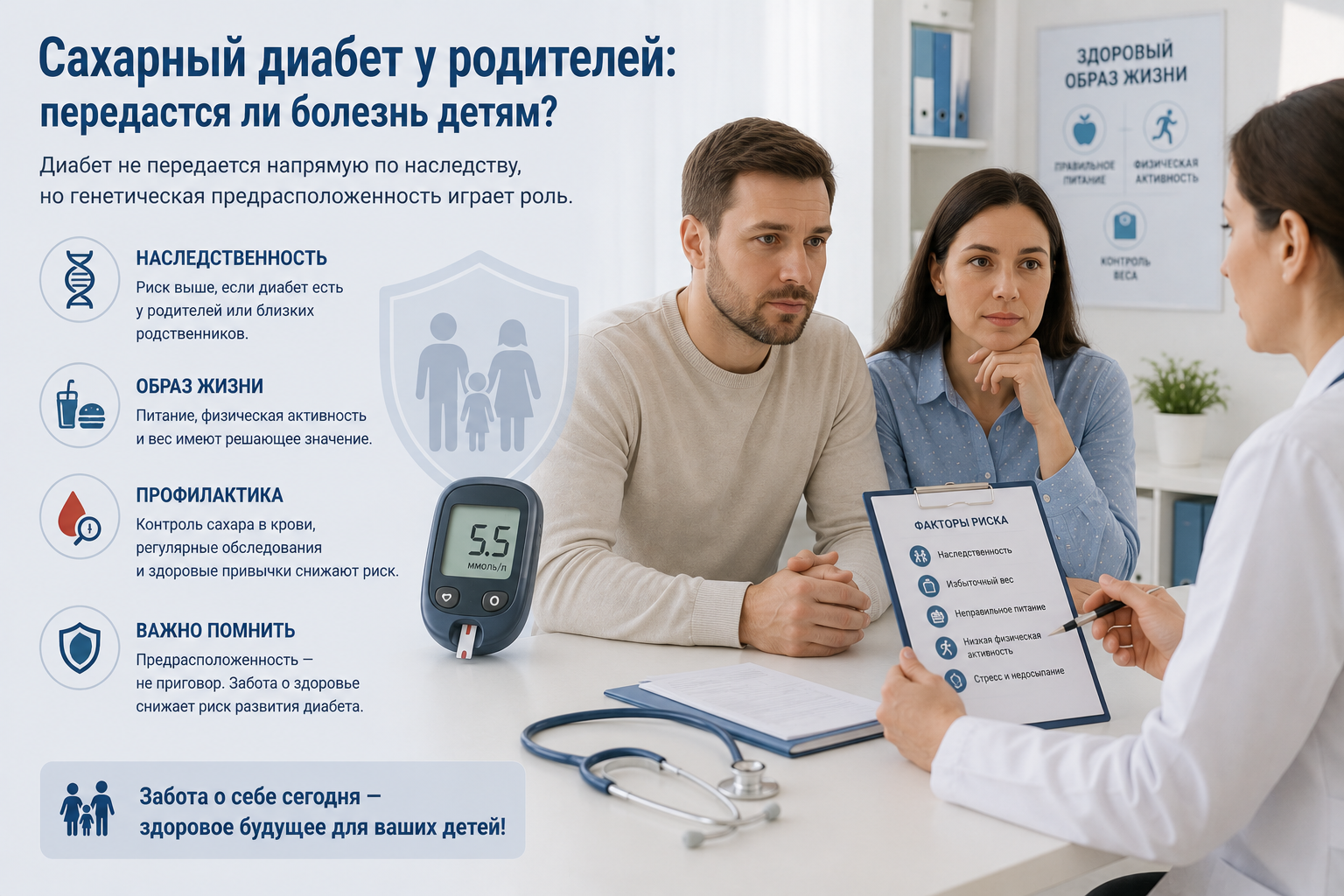 Сахарный диабет у родителей: передастся ли болезнь детям Сахарный диабет у родителей: передастся ли болезнь детям