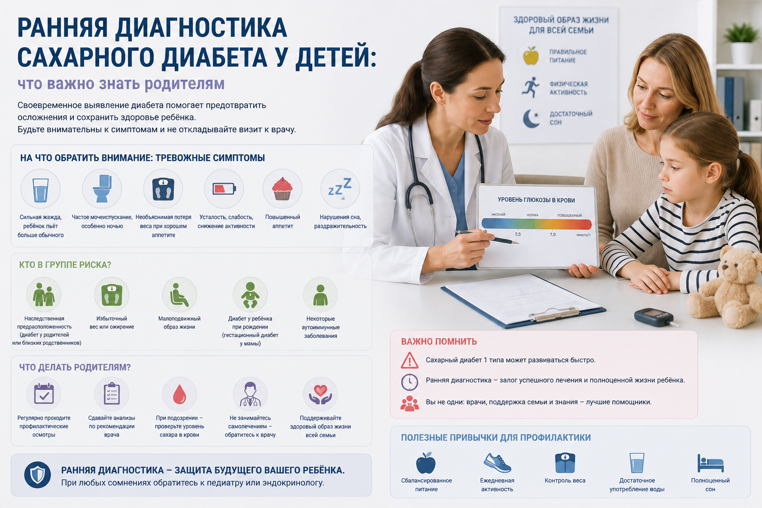 Ранняя диагностика сахарного диабета у детей: что важно знать родителям