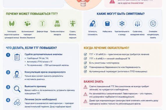 Повышен ТТГ: что это значит и что делать Повышен ТТГ: что это значит и что делать